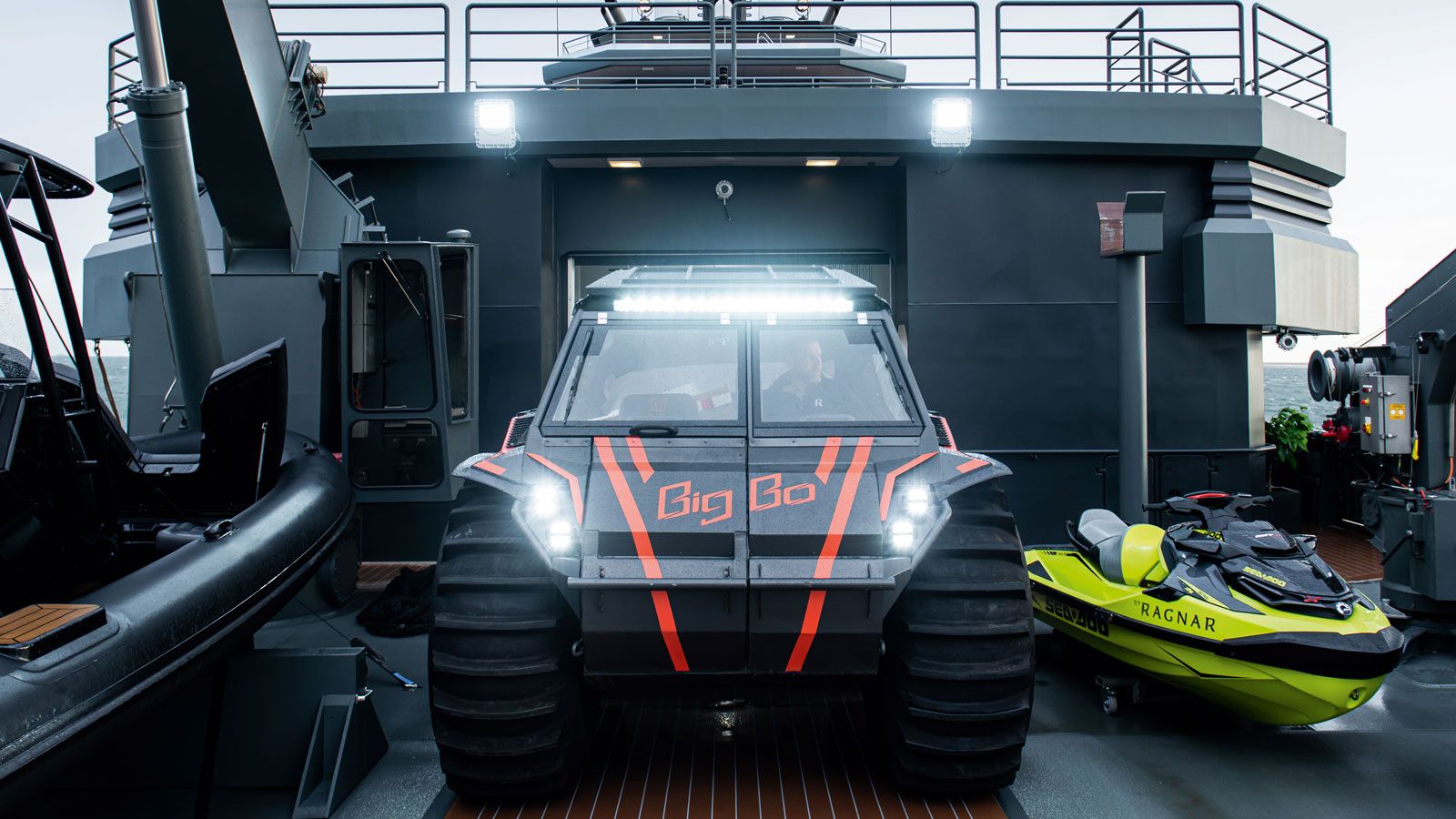 Inside the best superyacht toy garages in the world: Ragnar, Hodor